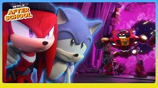 Nine DRAINS Sonic's Prism Energy  Sonic Prime | Netflix After School