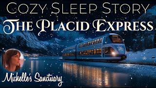 Cozy Sleep Story  THE PLACID EXPRESS ️ Snowy Night Train Bedtime Story