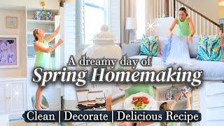 Relaxing Spring Homemaking 2024 | Spring Decorating and Clean with Me | Alexandra Beuter