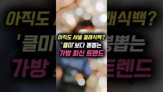 아직도 샤넬 클래식백? 가방 최신 트렌드는 이것