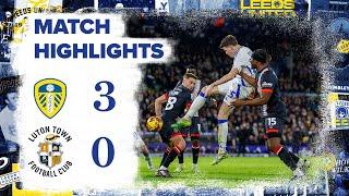 Highlights | Leeds United 3-0 Luton Town | Sam Byram scissor-kick volley!