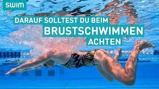 Darauf solltest du beim Brustschwimmen achten | SWIM Technik