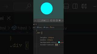 Border Radius in css.  #css #css_tutorial #border #csstricks