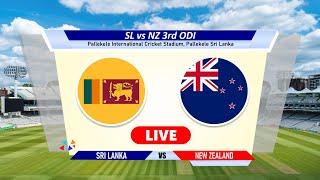 Sl vs Nz Live - 3rd ODI | Sri Lanka vs New Zealand Live Cricket Match Today Score & Commentary