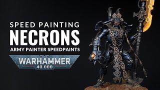 Speed painting Necrons | Cobalt Necrons | Warhammer 40k
