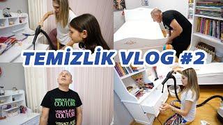 FOŞUR FOŞUR TEMİZLİK VLOG #2 | LİNA'NIN ODASININ YERİNİ DEĞİŞTİRİYORUZ !?