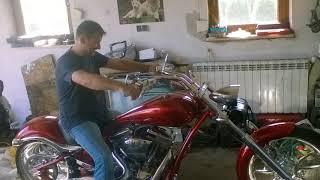 To jest dopiero moto ociekające chromem Chopper