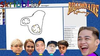 PABOBOHAN ng DRAWING sa SKRIBBLE with Billionaire Gang (part 2)