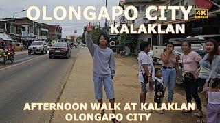 AFTERNOON WALK AT KALAKLAN OLONGAPO CITY [4K HDR]  WALK TOUR