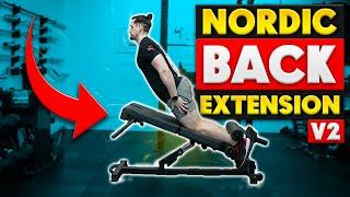 BEST Adjustable Nordic Bench | TIB BAR GUY Nordic Back Extension V2