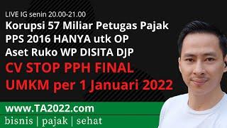 LIVE!! CV STOP UMKM 2022 | ASET 7 Miliar DISITA | www.TA2022.com