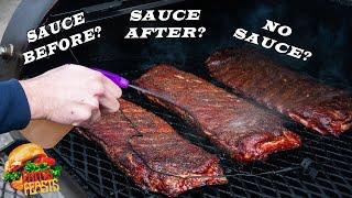 THE BEST TIME TO SAUCE RIBS? | We Tested Each Way! | Fatty's Feasts