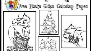 ColoringBuddyMike: Pirate Ship Coloring Pages