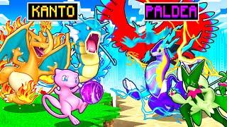 KANTO vs PALDEA POKEMON In Minecraft PIXELMON!