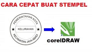 Cara Membuat Stempel di Coreldraw x7 dengan Mudah