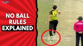NO BALL Cricket Rules 2023 | Back Foot No ball Rule Explained