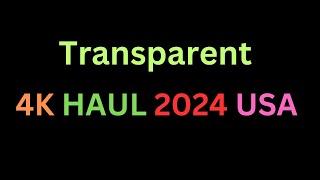 How to Pronounce "Transparent 4K Haul 2024 USA " in English language? #Transparent 4K Haul 2024 USA