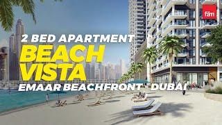 Amazing 2 Bed Apartment in Beach Vista Tower 1, Emaar Beachfront - Dubai