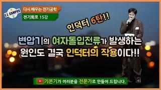 [기본기][전기회로 15강] 변압기의 여자돌입전류(inrush)도 결국 인덕터의 작용이다.