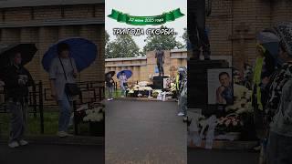 в канун третьей годовщины на могиле Юрия Шатунова #shorts #шатунов #2025 #белыерозы #ласковыймай