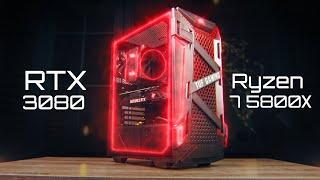 Сборка ПК на Ryzen 7 5800X + RTX 3080  ЭТО РАКЕТА!!!