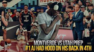 AJ DYBANTSA VS Montverde WAS ODE SMOKE +VLOG Utah Prep COMEBACK OF THE YEAR??