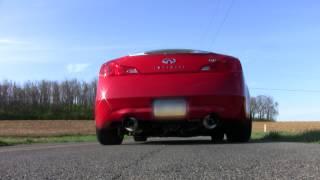 Infiniti G37 Greddy TI-C Catback Exhaust Sound + Revving + Take Off