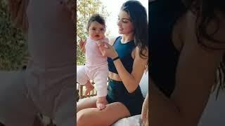 Hande Erçel with her baby    #shorts  #WhatsAppstatus  #youtubeshorts