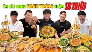 Người Cuối Cùng Ngừng Ăn Hết Menu Bánh Tráng sẽ Thắng 10 Triệu