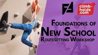 Setting New School Boulders - climb-holds route setting workshop highlights