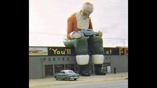 The 50ft Tall Santa With A Car On His Lap and More Wild Stories From Gearhead History