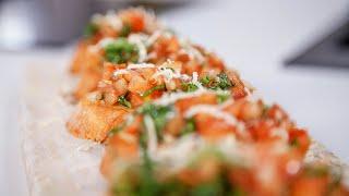 Bruschetta mit Baguette | Live & Lecker