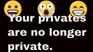 Privacy Goes Down The Toilet