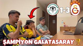 FANATİK FENERLİLER GALATASARAYIN ŞAMPİYONLUK MAÇINI İZLERSE… [Konyaspor 1-3 Galatasaray]