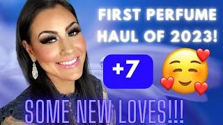 FIRST PERFUME HAUL OF 2023!  | 7 NEW PERFUMES ADDED| #perfumehaul #perfumecollection