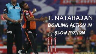 T. Natarajan Bowling Action | In Slow Motion | 2021 | Tarush Cricket