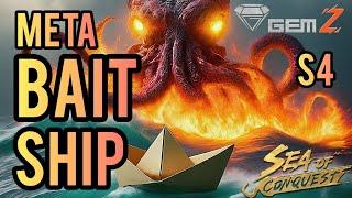 Best Bait Ship Ever 6 Ship META Sea of Conquest - GemZ