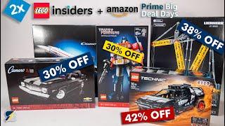 LEGO 2x Insiders points, gifts & sales + Amazon Prime Day LEGO deals!