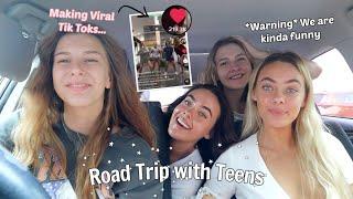 A Roadtrip/Sleepover with Teenage Youtubers... *GONE WILD* ft. Lily Grace & Georgia Productions