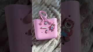 Pack my mini bogg bag with me #boggbag #minibag #viral #asmr #asmrsounds