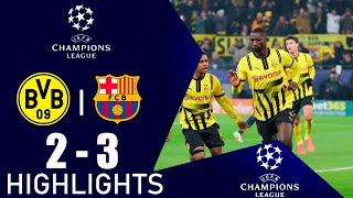 Serhou Guirassy PENALTY GOAL | Borussia Dortmund vs Barcelona 2-3 Highlights | Champions League 2024