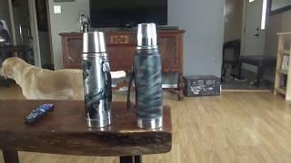 aladdin stanley camo steel thermos made in the USA 1996 2019