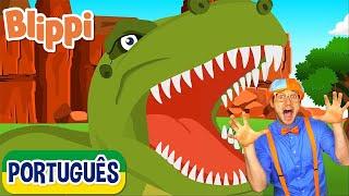 Aprenda os Nomes dos Dinossauros! | Blippi em Português | Vídeos Educativos para Crianças