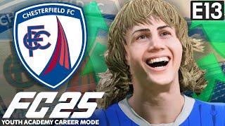 CAN WE GET FAIRYTALE PROMOTION? | FC 25 YOUTH ACADEMY CAREER MODE EP13 | CHESTERFIELD