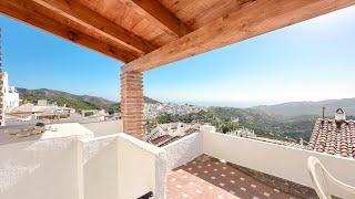 RESERVED! Charming Traditional Townhouse FOR SALE in the Heart of Frigiliana  | Rooftop Views!