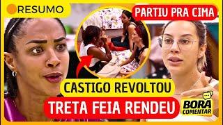 🟠CASTIGO do ANJO gera REVOLTA! Thamiris CHORA! Aline e Renata BRIGAM FEIO e a GUERR4 é DECLARADA!