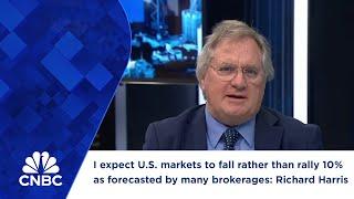 I expect U.S. markets to fall rather than rally 10% as forecasted by many brokerages: Richard Harris