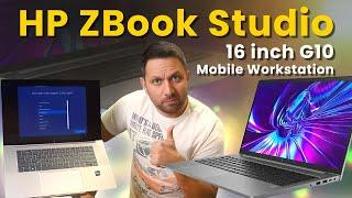 HP ZBook Studio 16 G10 Mobile Workstation Review, Take Apart, Upgrade.