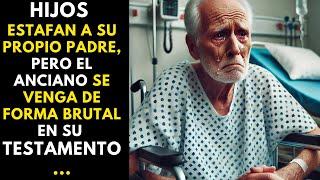 HIJOS ESTAFAN A SU PROPIO PADRE, PERO EL ANCIANO SE VENGA DE FORMA BRUTAL EN SU TESTAMENTO...