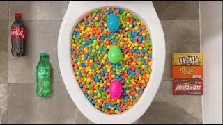 Will it Flush? Candy, M&Ms, Skittles, Reeses, Fanta, Coca Cola, Pepsi, Coffee, Mentos, Sprite